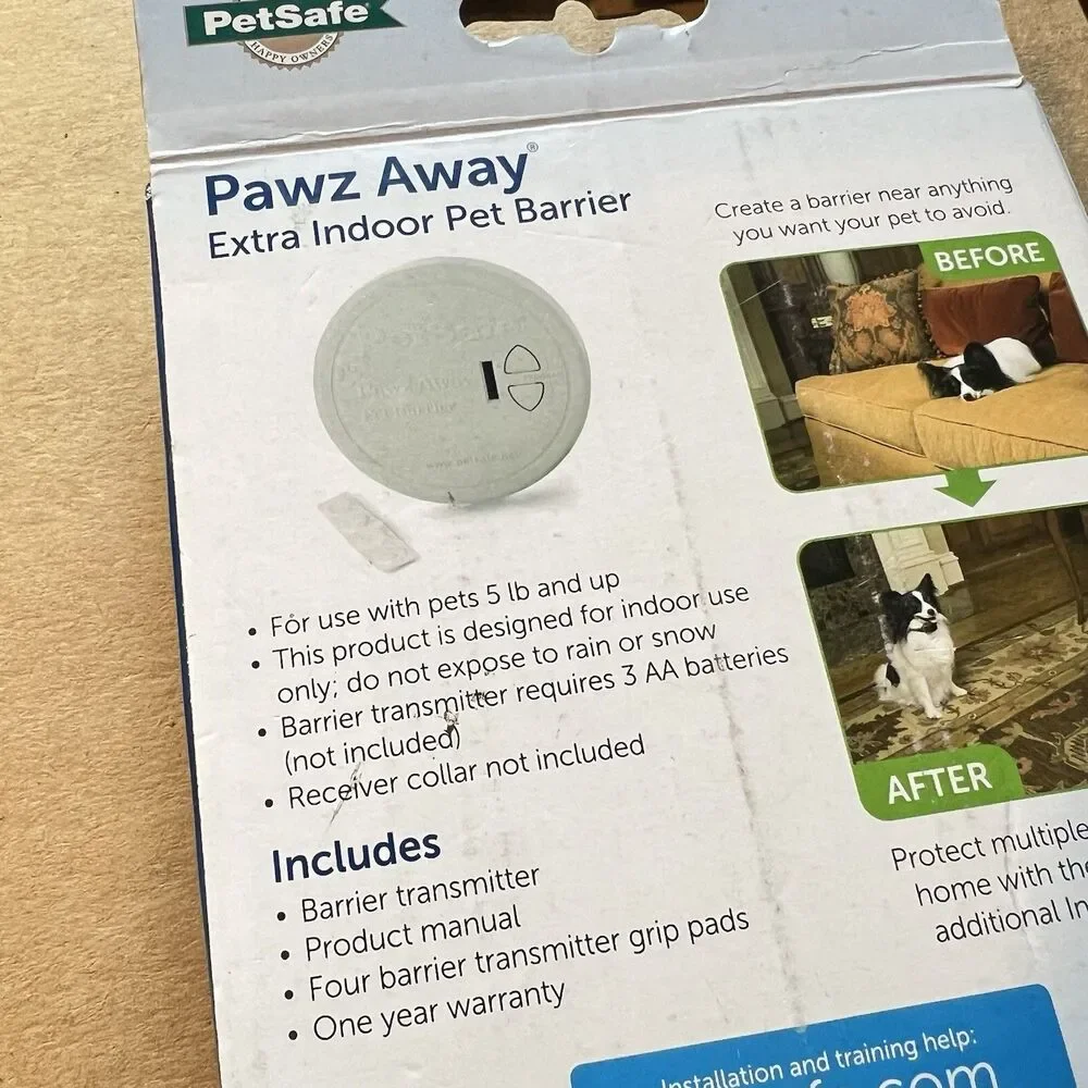 PetSafe Pawz Away EXTRA Indoor Pet Barrier Wireless Model ZND-1000 Open Box